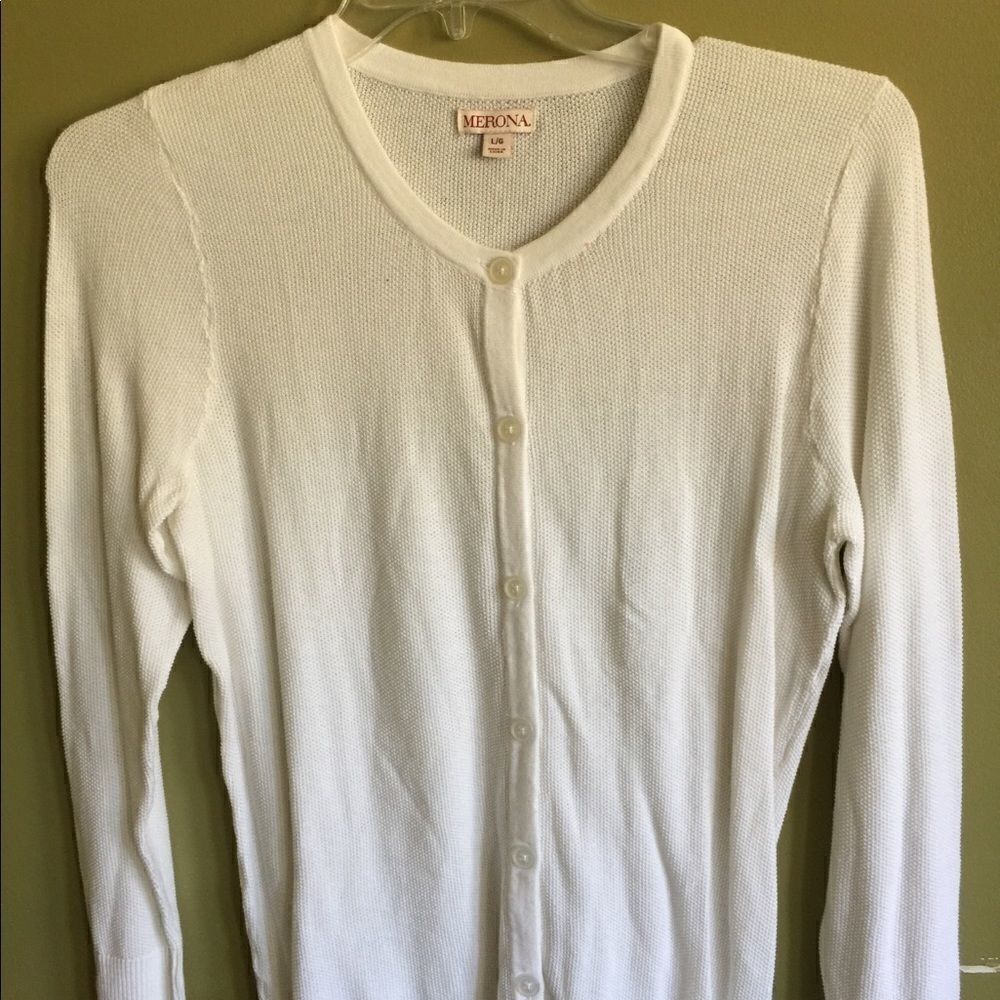 Merona White Sweater